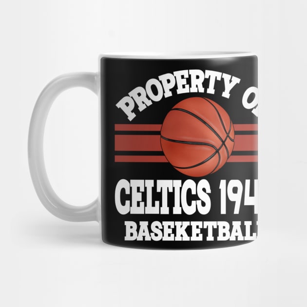 Proud Name Celtics Graphic Property Vintage Basketball by Irwin Bradtke